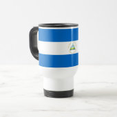 Nicaragua-Flagge Reisebecher (Vorderseite Links)