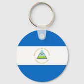 Nicaragua-Flagge Schlüsselanhänger (Rückseite)