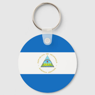 Nicaragua-Flagge Schlüsselanhänger