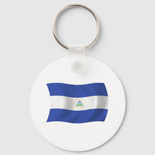 Nicaragua-Flagge Schlüsselanhänger