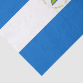 Nicaragua-Flagge Seidenpapier (Ausschnitt)