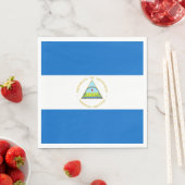 Nicaragua-Flagge Serviette (Beispiel)