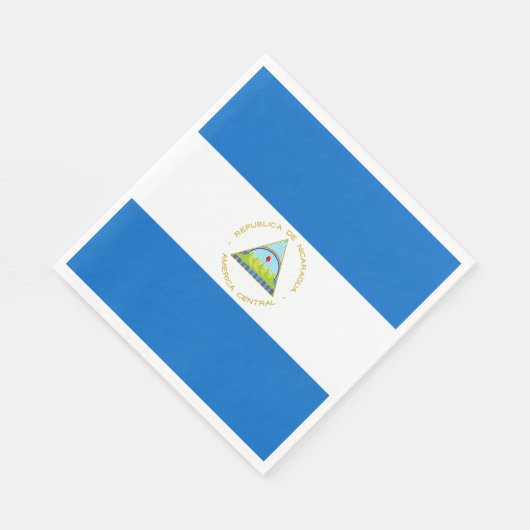 Nicaragua-Flagge Serviette (Ecke)
