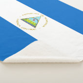 Nicaragua-Flagge Sherpadecke (3/4)