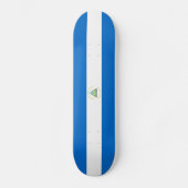 Nicaragua-Flagge Skateboard (Vorderseite)