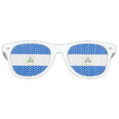 Nicaragua-Flagge Sonnenbrille (Vorderseite)