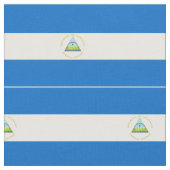 Nicaragua-Flagge Stoff (Nahaufnahme)