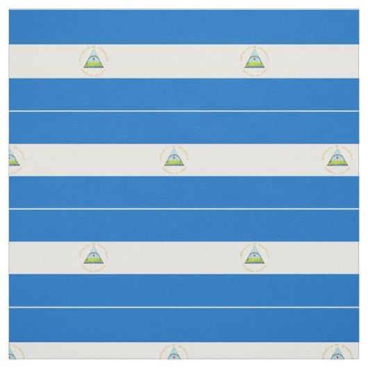 Nicaragua-Flagge Stoff (Muster)