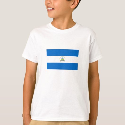 Nicaragua-Flagge T-Shirt (Vorderseite)