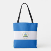 Nicaragua-Flagge Tasche (Rückseite)