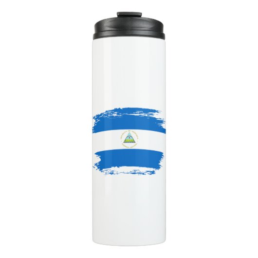 Nicaragua-Flagge Thermosbecher (Vorderseite)