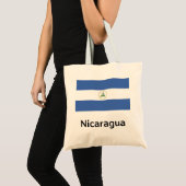 Nicaragua-Flagge Tragetasche (Vorderseite (Produkt))