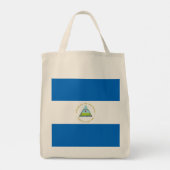 Nicaragua-Flagge Tragetasche (Rückseite)