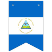 Nicaragua-Flagge Wimpelkette (Erste Fahne)