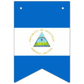 Nicaragua-Flagge Wimpelkette (Dritte Fahne)