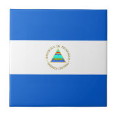 Nicaragua-Flaggen-Keramik-Fliese Fliese (Vorderseite)