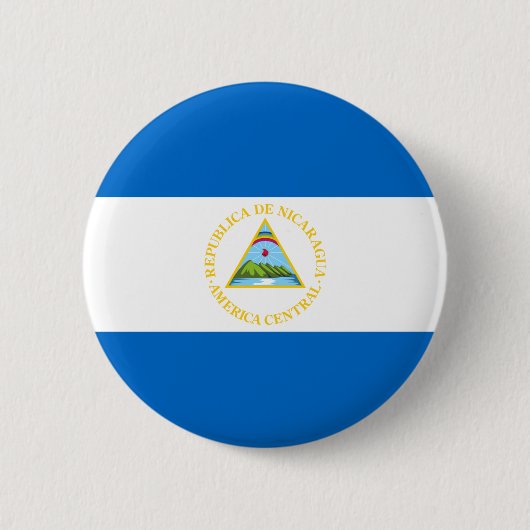 Nicaragua-Flaggen-Knopf Button (Vorderseite)