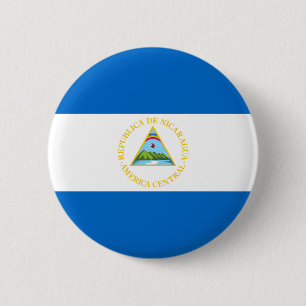 Nicaragua-Flaggen-Knopf Button