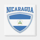 Nicaragua-Flaggenschild Magnet (Vorne)