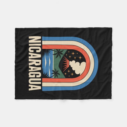 Nicaragua  fleecedecke (Vorderseite (Horizontal))