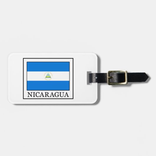 Nicaragua Gepäckanhänger (Vorderseite horizontal)