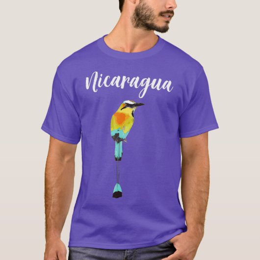 Nicaragua Guardabarranco Nicaraguan Bird Nica T-Shirt (Vorderseite)