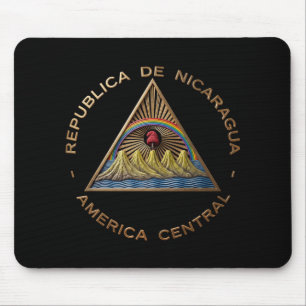 Nicaragua Landesflagge Symbol Emblem Wappen coat a Mousepad