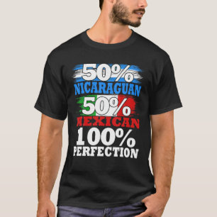 Nicaragua Mexikanischer Pride Mexiko Nicaragua Lat T-Shirt