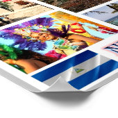 Nicaragua - Mosaic - Poster (Ecke)