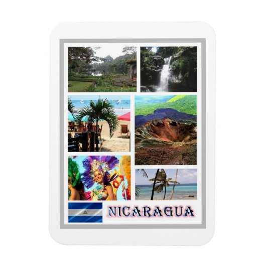Nicaragua - Mosaik - Magnet (Vertikal)
