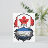 Nicaragua Nicaraguan Kanada Tree Roots Postkarte (Stehend Vorderseite)