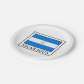 Nicaragua Pappteller (Schrägansicht)
