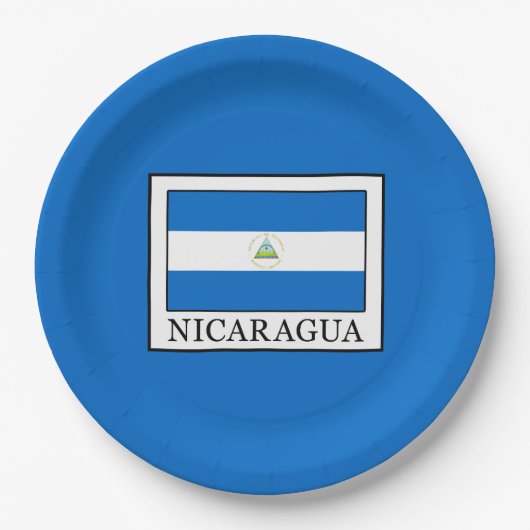 Nicaragua Pappteller (Vorderseite)