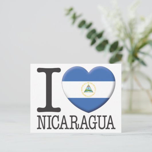 Nicaragua Postkarte (Stehend Vorderseite)