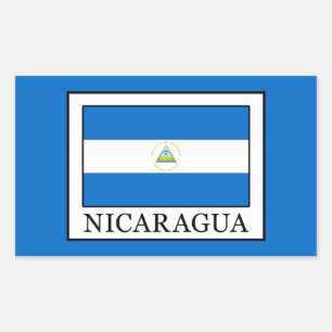 Nicaragua Rechteckiger Aufkleber
