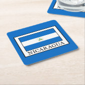 Nicaragua Rechteckiger Pappuntersetzer (angewinkelt)