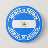 Nicaragua-RundEmblem Button (Vorderseite)