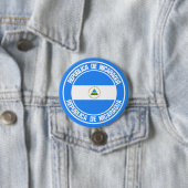 Nicaragua-RundEmblem Button (Beispiel)