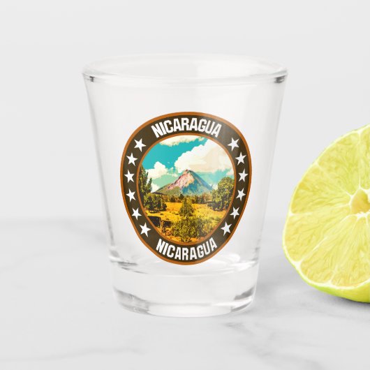 Nicaragua Schnapsglas (Vorderseite)