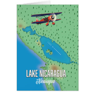 Nicaragua-See, Nicaragua-Karte