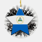 Nicaragua-Stern Keramikornament (Hinten)