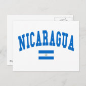 Nicaragua Style Postkarte (Vorne/Hinten)