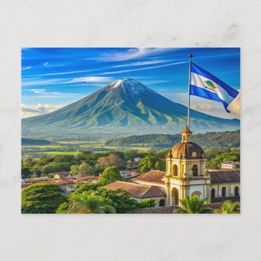 Nicaragua Stylist City Postkarte (Vorderseite)