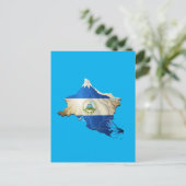 Nicaragua-Stylist-Karte Postkarte (Stehend Vorderseite)