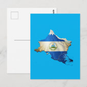 Nicaragua-Stylist-Karte Postkarte (Vorne/Hinten)