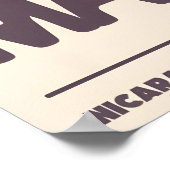 Nicaragua Surfer Wall Art, Maderas Beach Poster (Ecke)