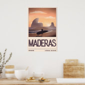 Nicaragua Surfer Wall Art, Maderas Beach Poster (Küche)