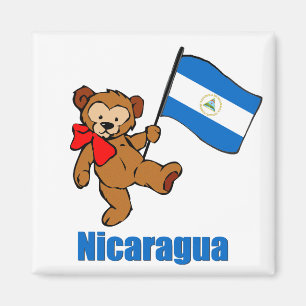 Nicaragua-Teddybär Magnet