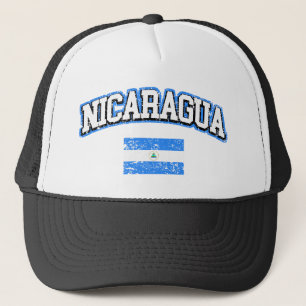 Nicaragua Vintage Flagge Truckerkappe