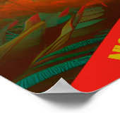 Nicaragua Vintage Reiseplakat Poster (Ecke)